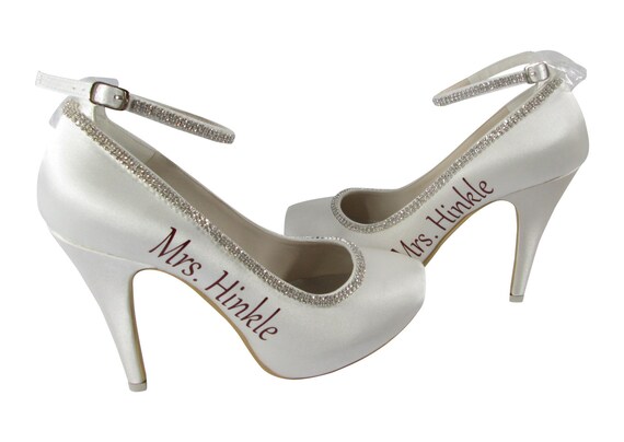 personalized high heels