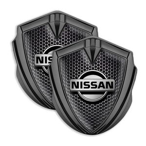 日産バッジ：光沢のあるドーム型ジェルエンブレム、防水カーステッカー