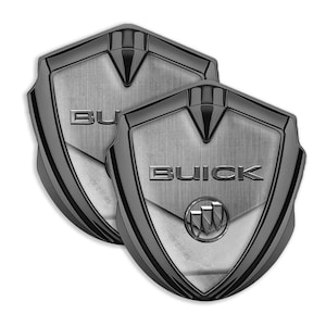 Buick Logo Car Emblem: 3D Metal Shield Badge, Waterproof Decal