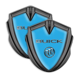 Buick Emblem: 3D-Schild Autoaufkleber aus Metall - Wasserfest, selbstklebend