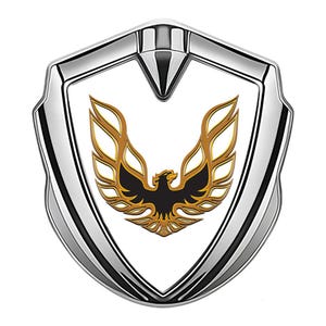 Hänger Emblem: Gewölbtes Gelschild, glänzender Autoabziehbild