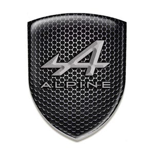 Alpina Emblem: 3D Domed Gel Car Badge - Self-Adhesive Shield
