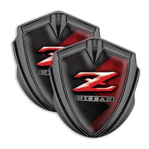 Nissan Z Emblem: Glossy Domed Decal, Waterproof Car Badge