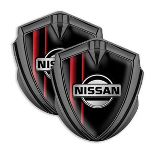 Nissan Metal Emblem: Glossy Domed Gel Shield Sticker
