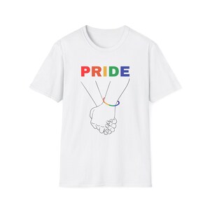 Pride Rainbow Graphic T-Shirt, LGBTQ+ Apparel, Gay Pride Shirt, Unisex T-Shirt, Festival Clothing, Rainbow Pride Wear