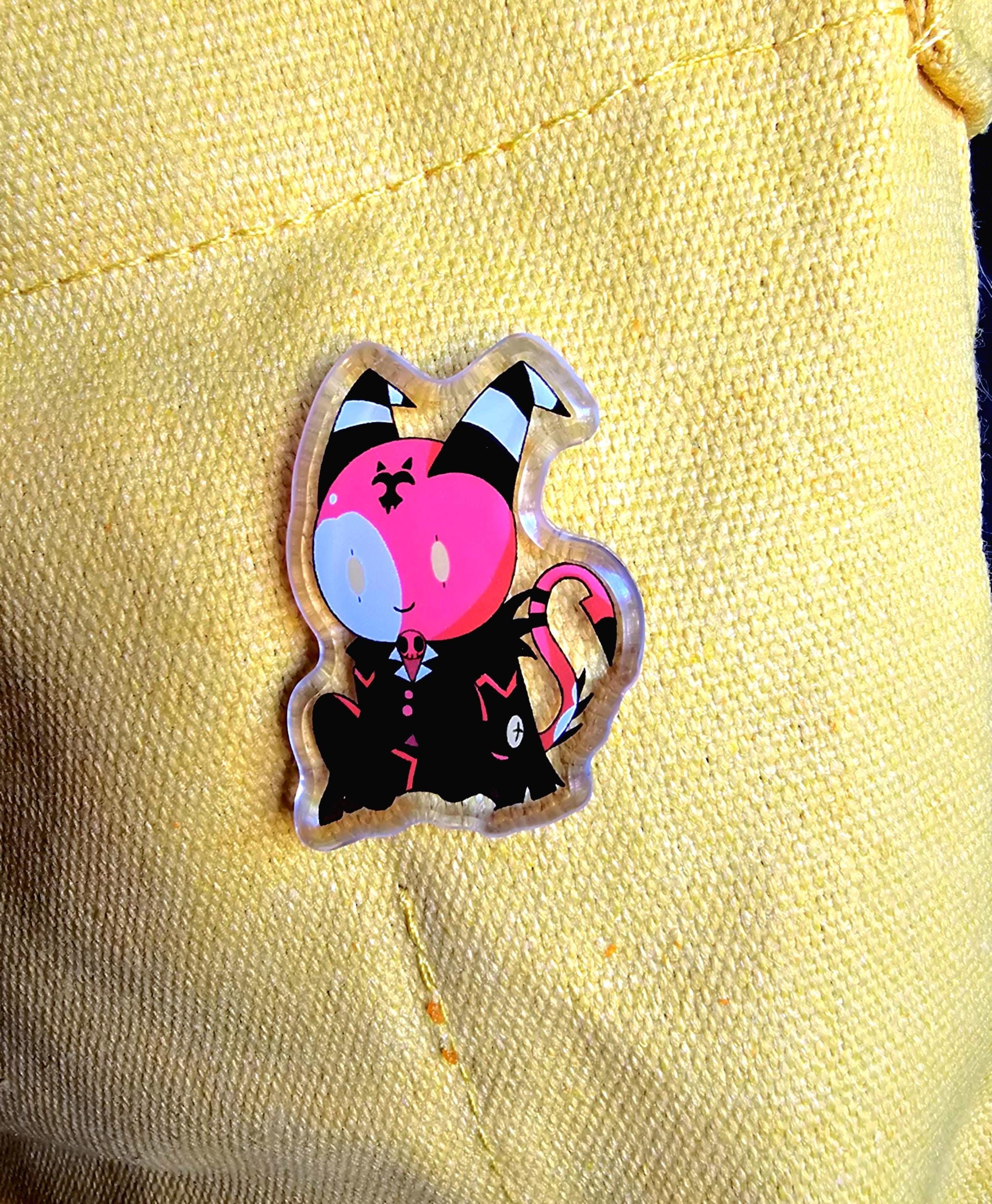 Blitzo - Helluva Boss Ragdoll Acrylic Pin - Etsy
