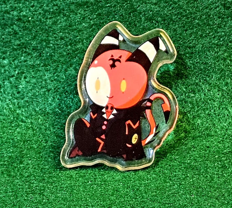 Blitzo - Helluva Boss Ragdoll Acrylic Pin - Etsy