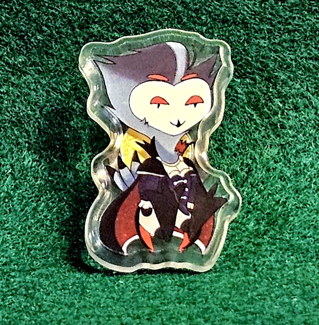 Stolas - Helluva Boss Ragdoll Acrylic Pin - Etsy