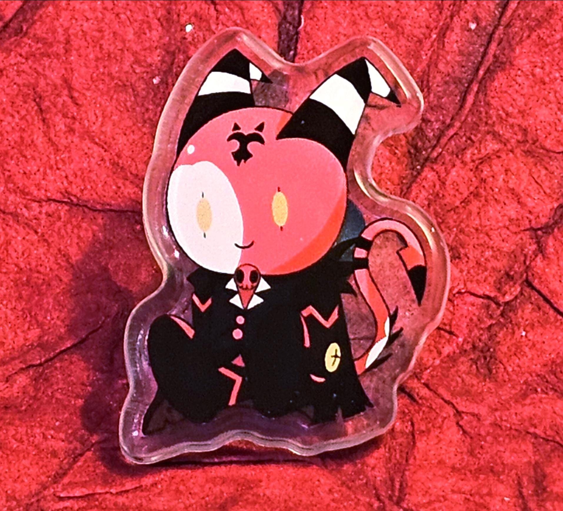 Blitzo - Helluva Boss Ragdoll Acrylic Pin - Etsy