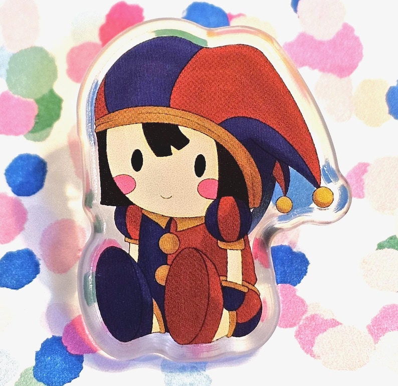 The Amazing Digital Circus Ragdoll Acrylic Pin - Etsy UK