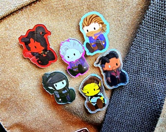 Baldur's Gate 3 Character Ragdoll Acrylic Pin
