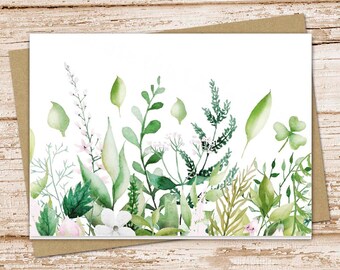 floral note cards and envelopes