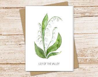 Lily Valley Cards Etsy