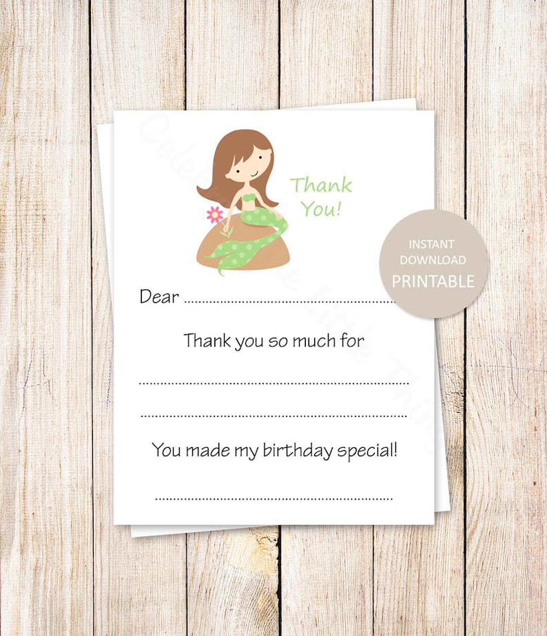 PRINTABLE Mermaid Thank You Cards Fill In The Blank Etsy printable-mermaid-thank-you-cards-fill-in-the-blank-etsy