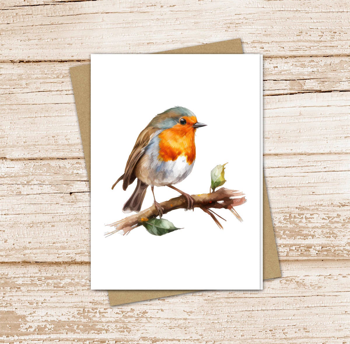 Watercolor Robin Note Card Set: Birdwatcher Gift, Blank Stationery - Etsy