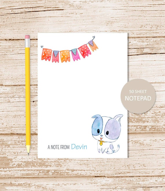 personalized children's stationery