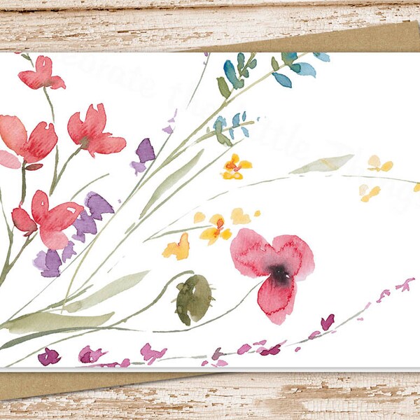Small World Greetings Spring Blossoms Blank Note Cards - Flower - View #4