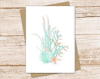 Geode Stationary Marble Stationary Geode Note Cards Geode Notecards Coral Stationary Coral Note Cards Coral Notecards
