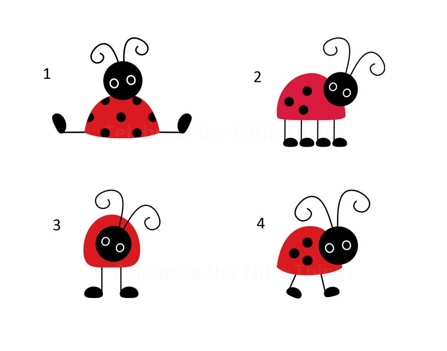 Personalized Ladybug Stationery Set . Red Ladybug Notepad Etsy