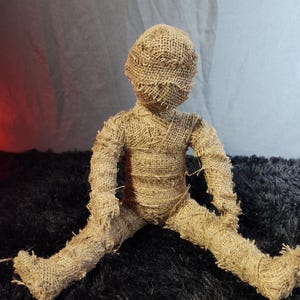 Creepy horror doll Burlap Beatrice