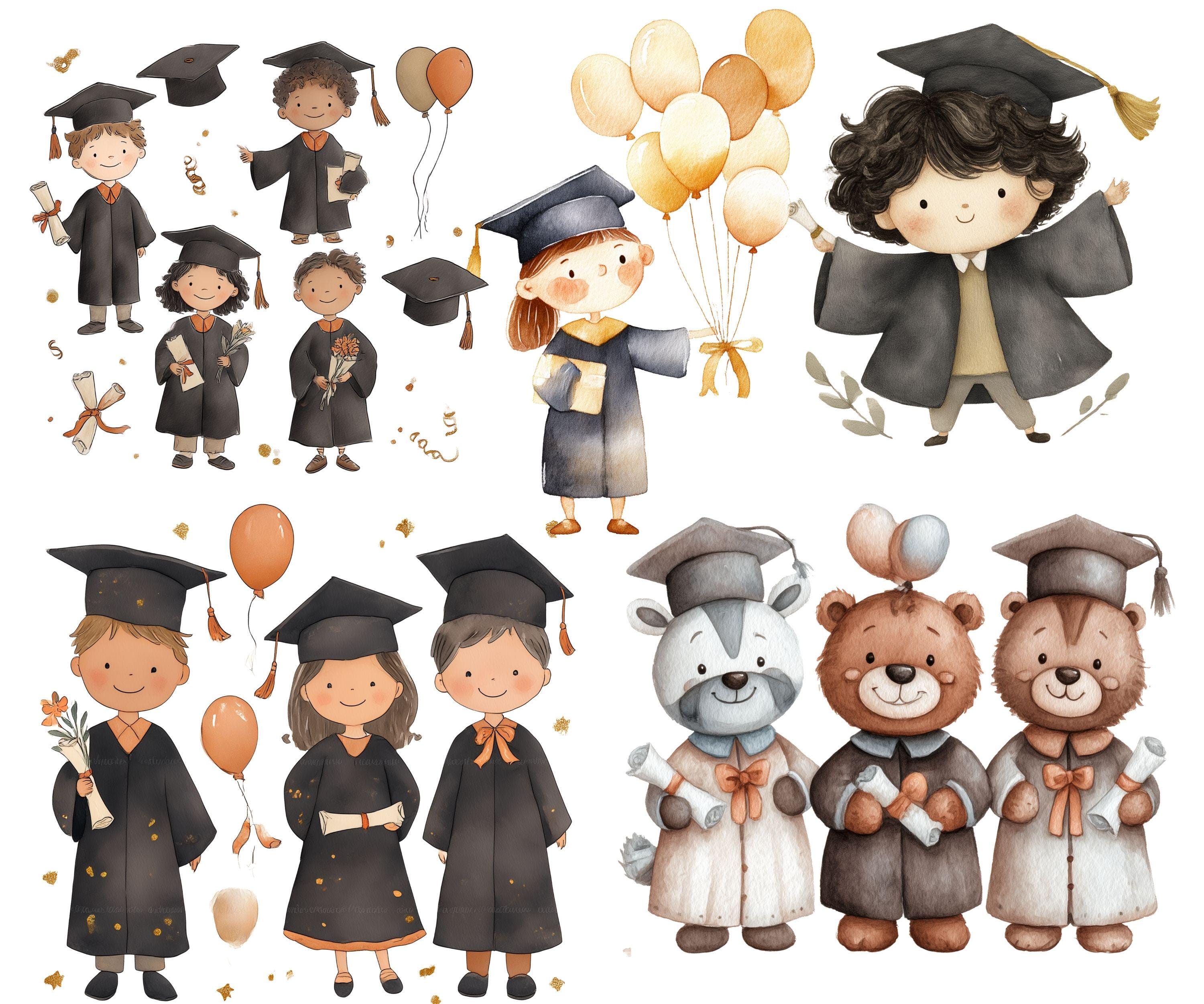 Graduation Clipart Set 2026 | Grad Party Clipart | Class of 2026 ...