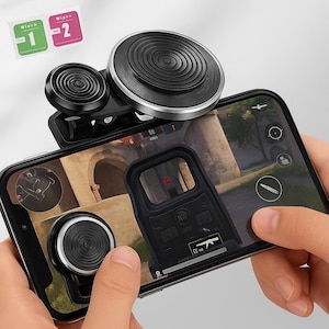 Mobile Gaming Joystick Controller Clip for Phone – Precision Touchpad for FPS MOBA Games | Portable Gamepad Grip Accessory