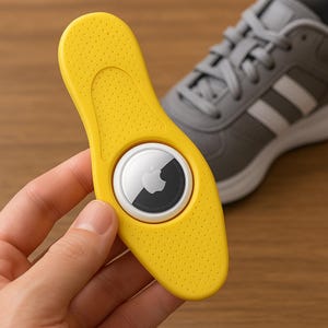 AirTag Shoe Sole Holder – Hidden Silicone AirTag Case for Sneakers, Runners, Boots – Anti-Slip Insole Mount for Kids & Adults
