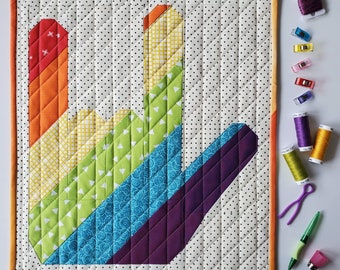 Love to Sew Mini Quilt PDF Pattern - Etsy