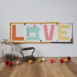 Love to Sew Mini Quilt PDF Pattern