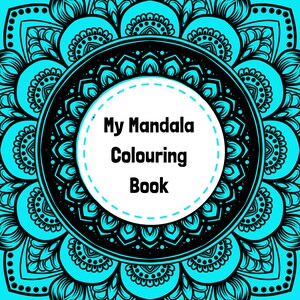 Mandala Colouring Book 20 Pages  - Download - printable - colouring pages - PDF -Instant download - Calming - Adults