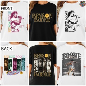 Benson Boone ベンソンブーン　Tシャツ Ozzy Osbourne Merch Summer New Retro Benson Boone T-shirt