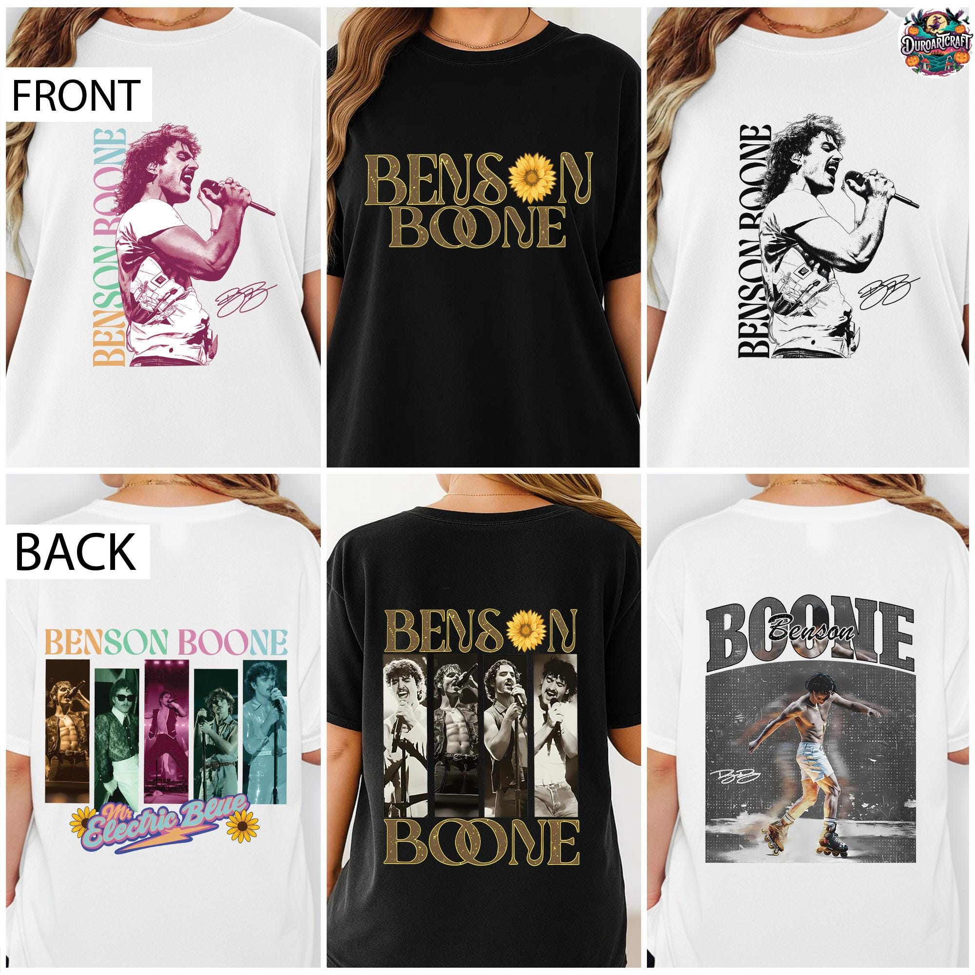 Benson Boone ベンソンブーン　Tシャツ Benson Boone Tour 2025 Shirt Colorful Vintage Style Merch