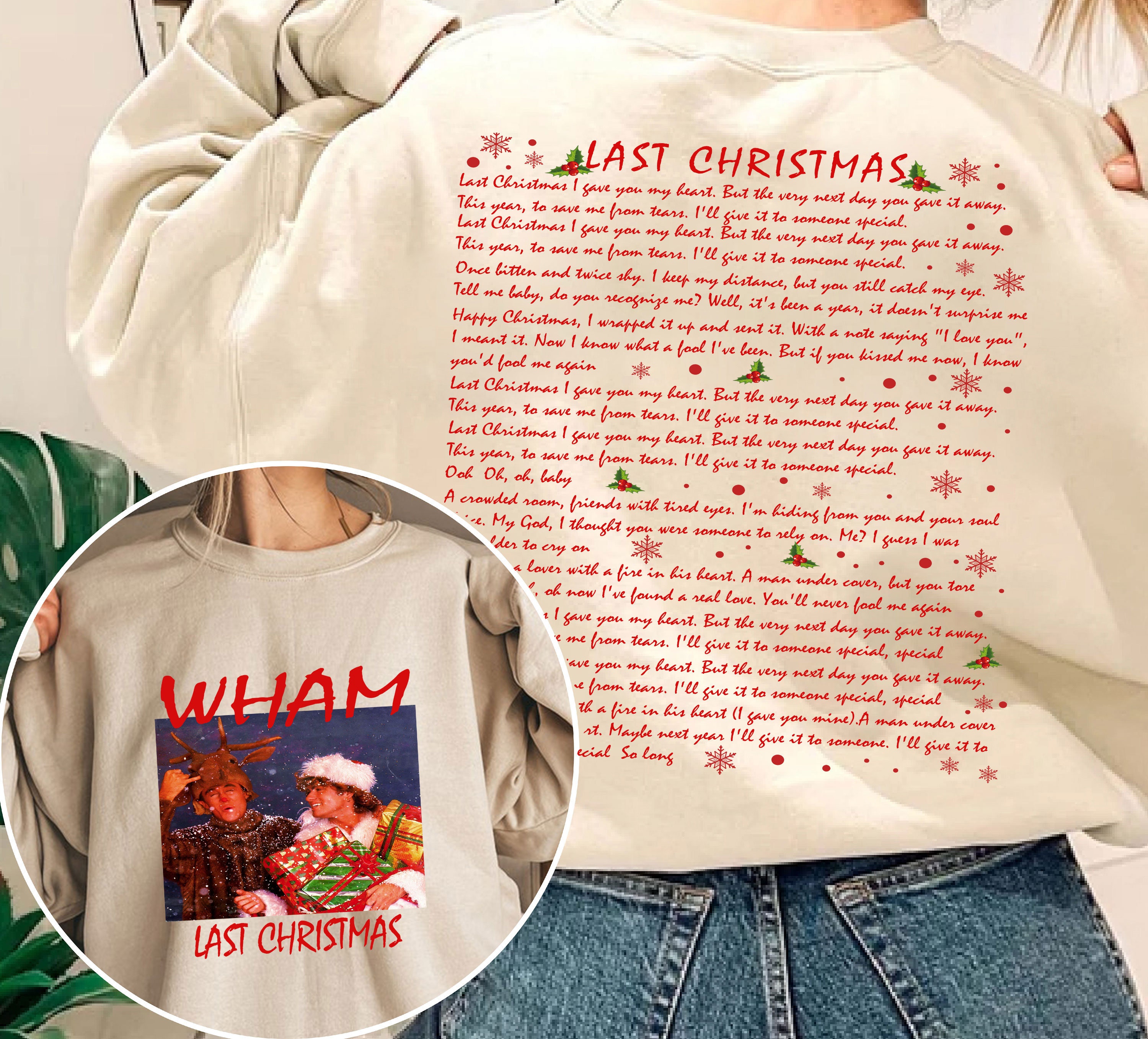 Wham Christmas Sweatshirt, Last Christmas Shirt, Xmas Santa Shirt