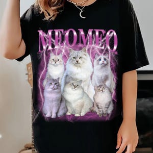 Custom Pet Bootleg Shirt, Custom Retro Cat Bootleg Shirt,Custom Photo Shirt, CUSTOM Your Own Bootleg Idea Here,Pet Photo Shirt, Cat Mom Gift