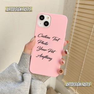 Custom Phone Case with Personalized Portrait, Turn Your Photo into a Custom Phone Case, Watercolor, Line, or Cartoon Style