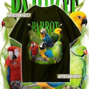 Papageien Shirt, Vogel-Liebhaber-Shirt, Tierliebhaber-Shirt, Vogel-Beobachter-Geschenk-Shirt, Mutter-Tagesgeschenk-Shirt, Papageien-Urlaub-Outfit, Papageien-Shirt