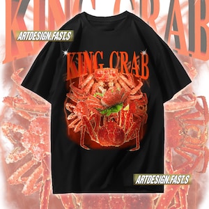 Crab Shirt, Food Tshirt, Retro Graphic Tee, Summer Shirt, Foodie T Shirt, Vintage Aesthetic, Crab Lover, Crabs T-Shirt, Seafood Tee, Unisex