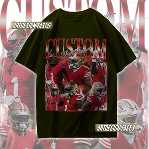 Personalization Sport Bootleg Rap Tee, Custom Name Team Spor, Custom Photo Shirt, Custom Your Sport Gift Tee, Tshirt Custom For Fan