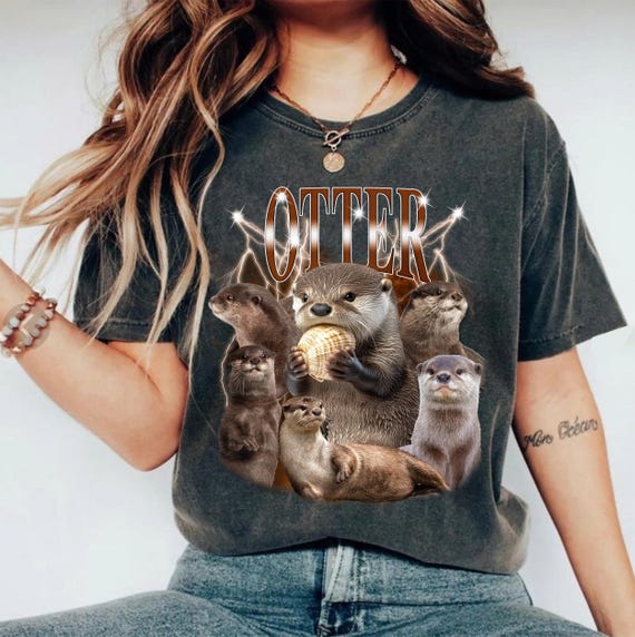 Otter Chaos Shirt, Otter Clothes, Cute Funny Sea Otter Shirt, Otter Gift, Funny Otter Shirt, Sea Otters, River Otters Shirt, Comfort Colors