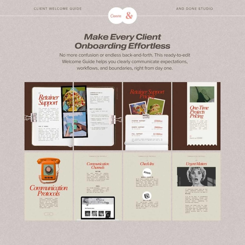 Virtual Assistant Welcome Packet Template for Client Onboarding Kit, VA ...
