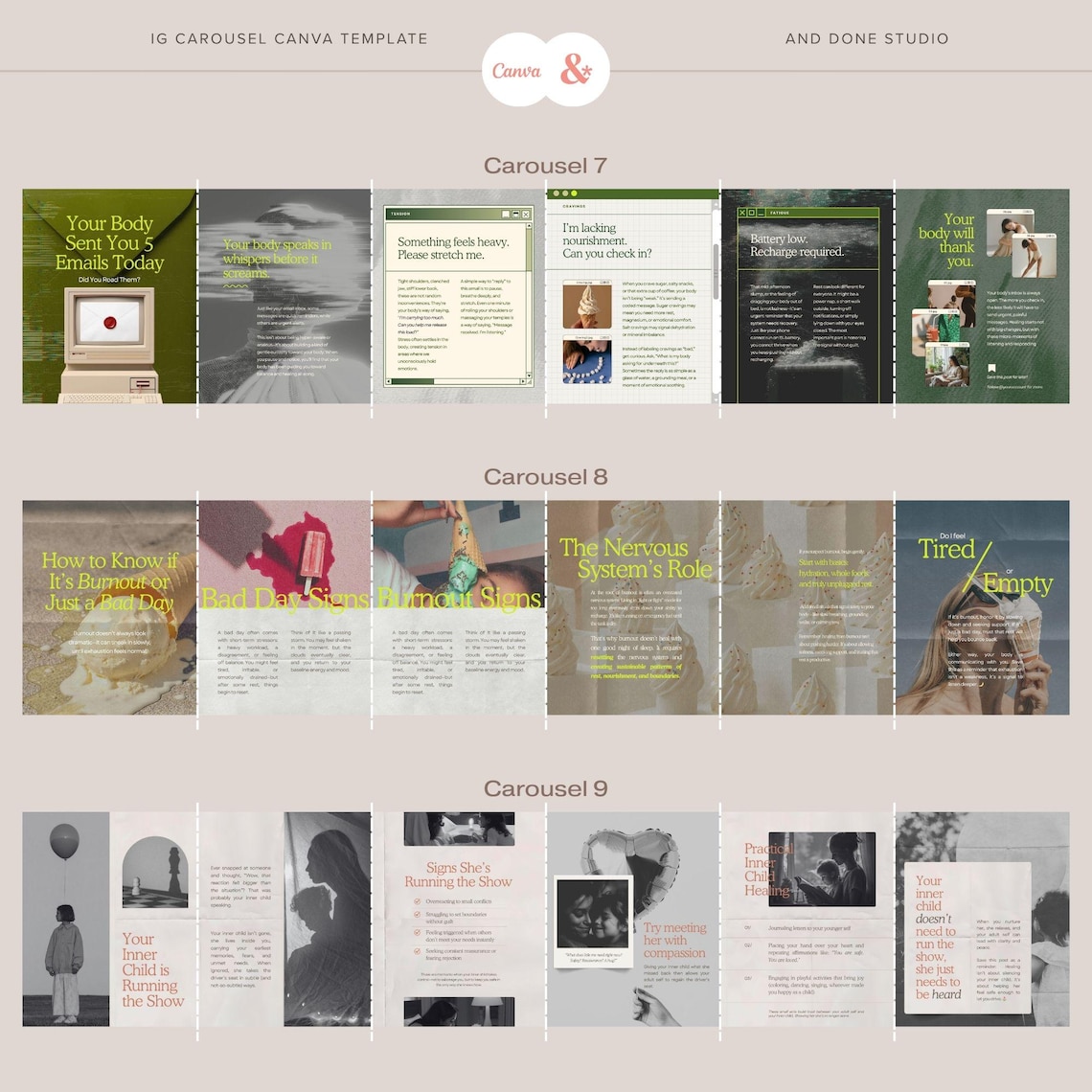 Educational Carousel Template for Coaches & Expert, Informative ...