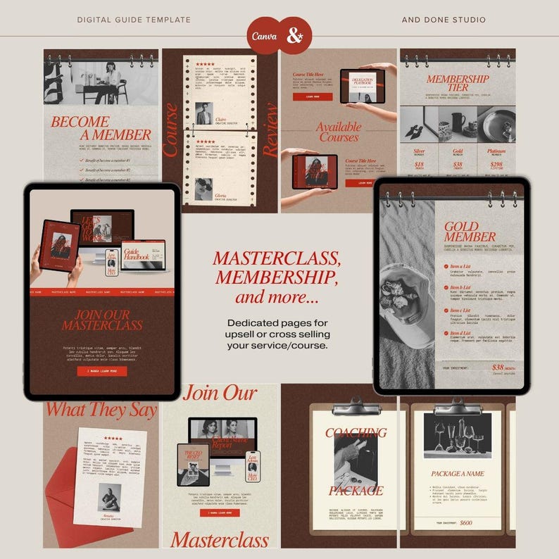 Ebook Template for VA Business Guide, Editable Lead Magnet Digital ...