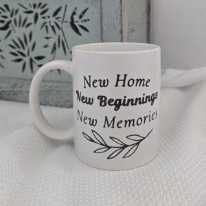 Personalized New Home Mug, Housewarming Gift, New Home Gift, New Homeowner Mug, Housewarming Mug, Custom New Home Mug, Realtor Closing Gift