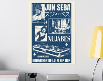 NUJABES Poster Print: Classic Retro Wall Art - Etsy