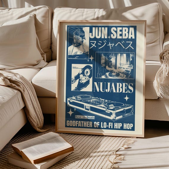 NUJABES Poster Print: Classic Retro Wall Art - Etsy