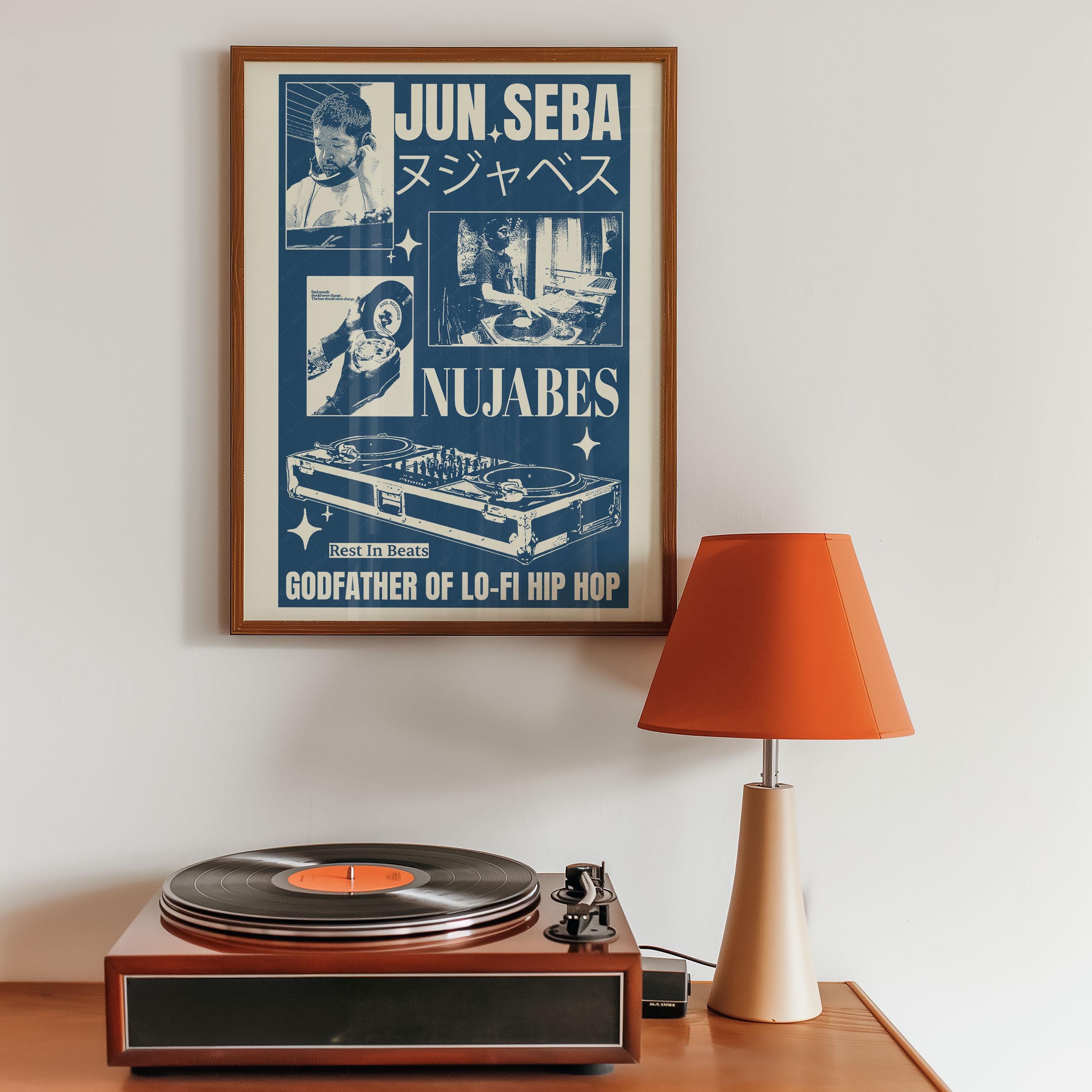 NUJABES Poster Print: Classic Retro Wall Art - Etsy