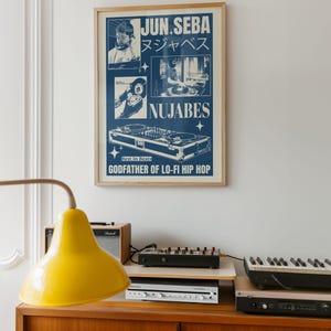 Klassischer NUJABES Poster Druck, Matte Vertikale Poster, Vintage Wand Kunst Druck, Retro Poster Design