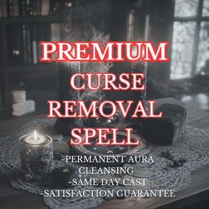 PERMANENT Cleansing Spell + FREE Journal, Remove Negative Energy, Break Free From Curses and Hexes, Ultimate Energy Protection Spell