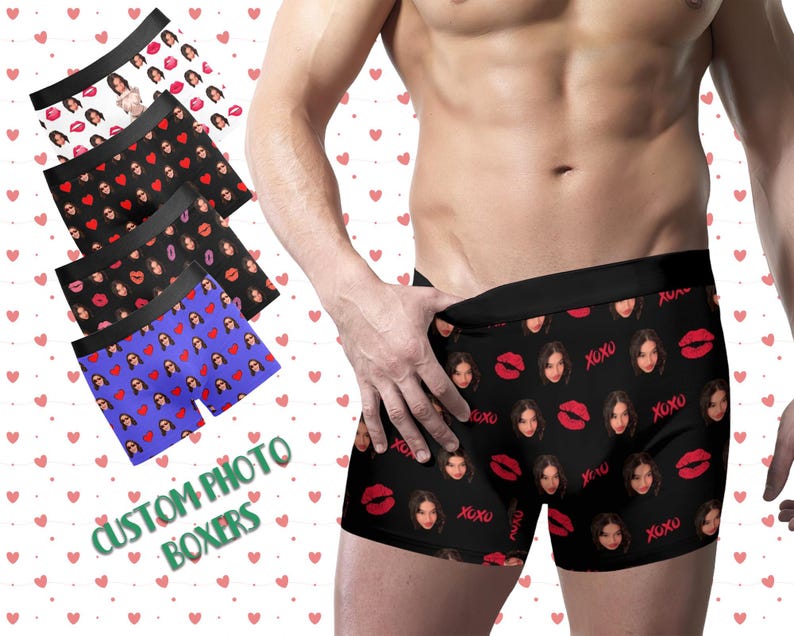 Custom Briefs Personalized Face Boxer Briefs, Custom Photo Underwear Gift - Etsy