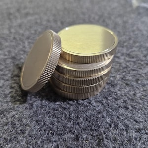 30PCS | 40mm x 5mm solid Brass coins blanks| blanks for laser engraving | blank Coins | laser blanks |